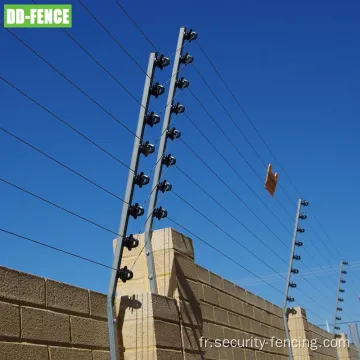 Nouvelle clôture de système d&#39;alarme électrique à impulsion haute tension